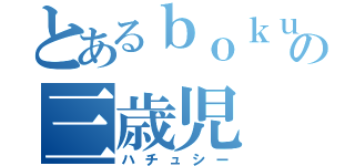 とあるｂｏｋｕの三歳児（ハチュシー）