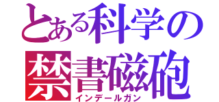 とある科学の禁書磁砲（インデールガン）