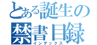 とある誕生の禁書目録（インデックス）