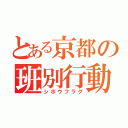 とある京都の班別行動（シボウフラグ）