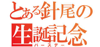 とある針尾の生誕記念日（バースデー）