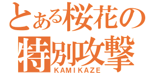 とある桜花の特別攻撃（ＫＡＭＩＫＡＺＥ）