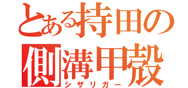 とある持田の側溝甲殻（シザリガー）