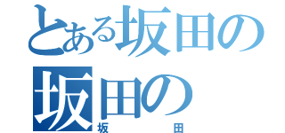 とある坂田の坂田の（坂田）