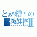 とある糟糕の一級妹控Ⅱ（インデックス）