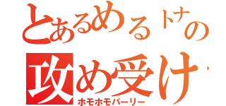 とあるめるトナの攻め受け（ホモホモパーリー）