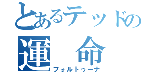 とあるテッドの運　命（フォルトゥーナ）