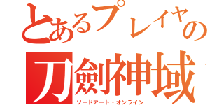 とあるプレイヤーの刀劍神域（ソードアート・オンライン）