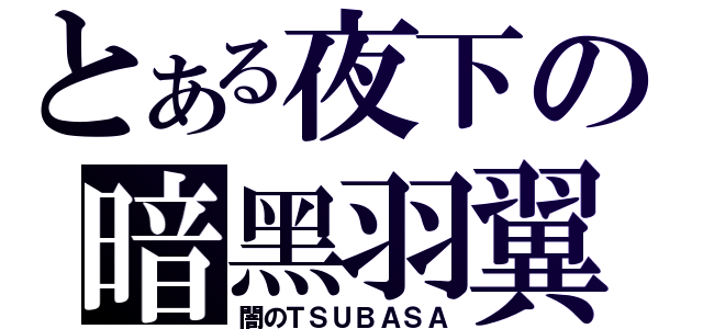 とある夜下の暗黑羽翼（闇のＴＳＵＢＡＳＡ）