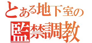 とある地下室の監禁調教（）