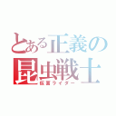 とある正義の昆虫戦士（仮面ライダー）