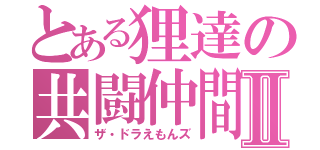 とある狸達の共闘仲間Ⅱ（ザ・ドラえもんズ）