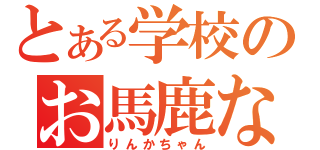 とある学校のお馬鹿な（りんかちゃん）