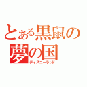 とある黒鼠の夢の国（ディズニーランド）