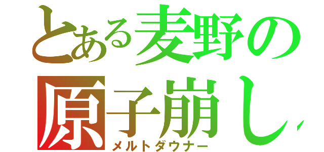 とある麦野の原子崩し（メルトダウナー）