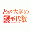 とある大学の線形代数（リニアアルジブラ）