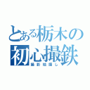 とある栃木の初心撮鉄（撮影地探し）