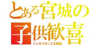 とある宮城の子供歓喜（シンカリオンＺを放送）