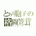 とある胞子の格闘笠茸（キノガッサ）