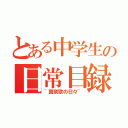 とある中学生の日常目録（~真奈歌の日々~）