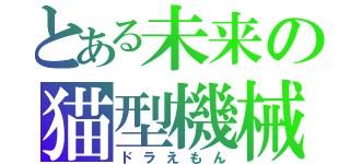 とある未来の猫型機械（ドラえもん）