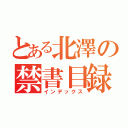 とある北澤の禁書目録（インデックス）