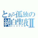 とある孤独の純白聖夜Ⅱ（クリスマス）