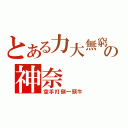 とある力大無窮の神奈（空手打倒一頭牛）