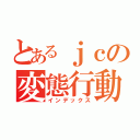 とあるｊｃの変態行動（インデックス）