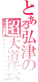 とある弘津の超大道芸（ジャグリング）