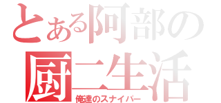 とある阿部の厨二生活（俺達のスナイパー）