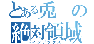 とある兎の絶対領域（インデックス）