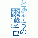 とあるキムラの秘蔵エロ画像Ⅱ（ベッド下）