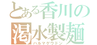 とある香川の渇水製麺（ハルマゲウドン）