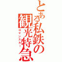 とある私鉄の観光特急（ロマンスカー）