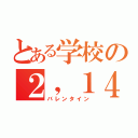 とある学校の２，１４（バレンタイン）