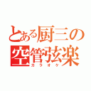 とある厨三の空管弦楽（カラオケ）