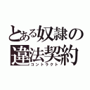 とある奴隷の違法契約（コントラクト）