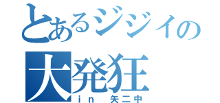 とあるジジイの大発狂（ｉｎ 矢二中）