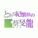 とある紀懷祥のㄟ蔡旻龍（衝沙小啦）