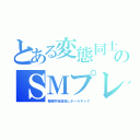 とある変態同士のＳＭプレイ（鞭縄手錠目隠しボールギャグ）