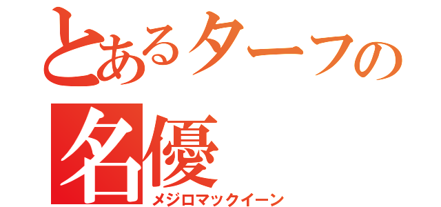 とあるターフの名優（メジロマックイーン）