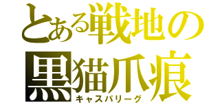 とある戦地の黒猫爪痕（キャスパリーグ）