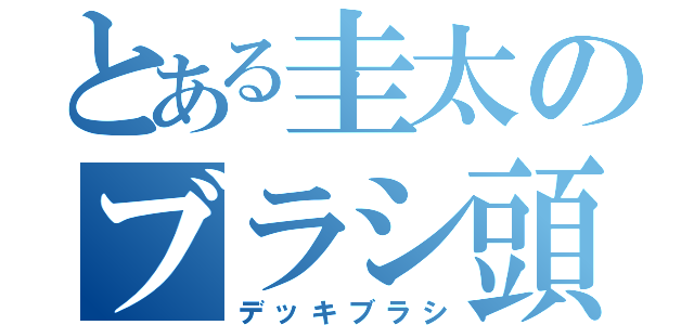 とある圭太のブラシ頭（デッキブラシ）