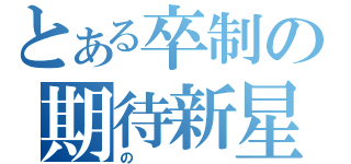 とある卒制の期待新星（の）