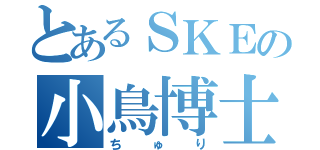 とあるＳＫＥの小鳥博士（ちゅり）