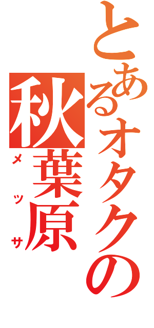 とあるオタクの秋葉原（メッサ）