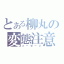 とある柳丸の変態注意（ソーセージ）