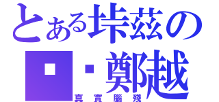 とある垰茲の垃圾鄭越（真實腦殘）