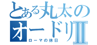 とある丸太のオードリーヘップバーンⅡ（ローマの休日）